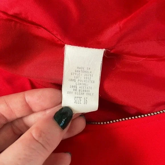 Cross Country Fashions red blazer - size 16 - Picture 16 of 16